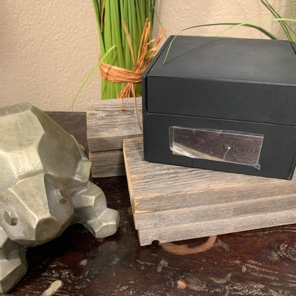 NIB BEVERLY HILLS POLO CLUB MEN’S LARGE FACE WATCH - Picture 5 of 9